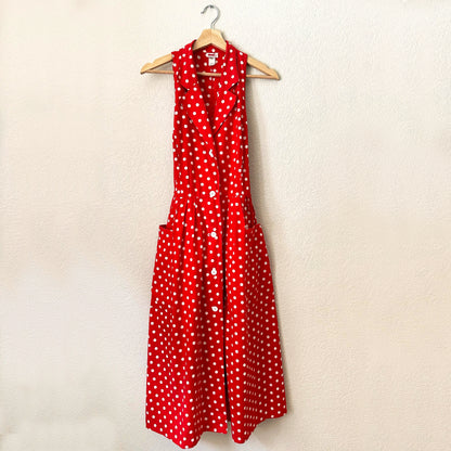 Vintage Polka Dots Rockabilly Dress - Mondi, size M
