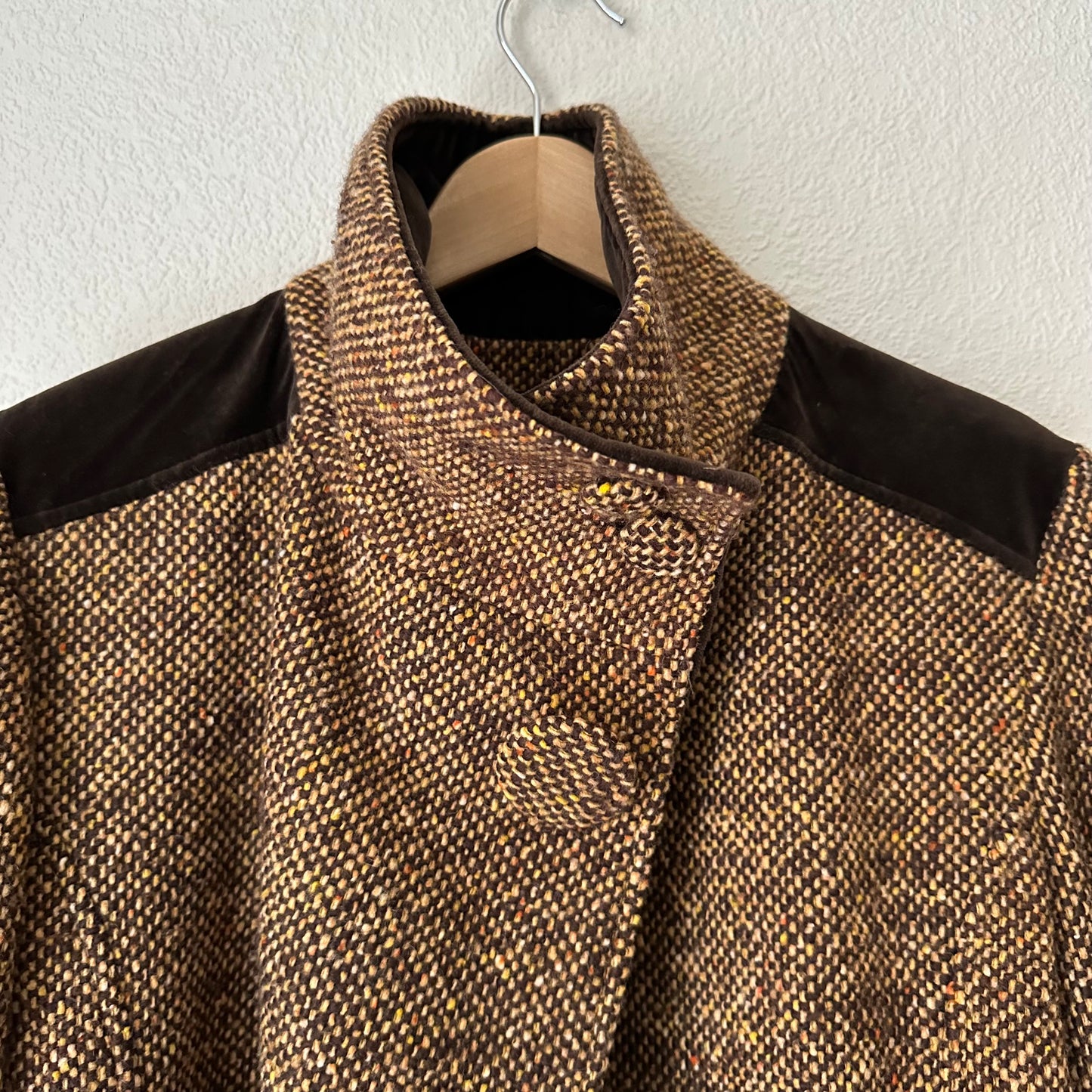 Vintage Tweed Wool Blend Jacket - size M
