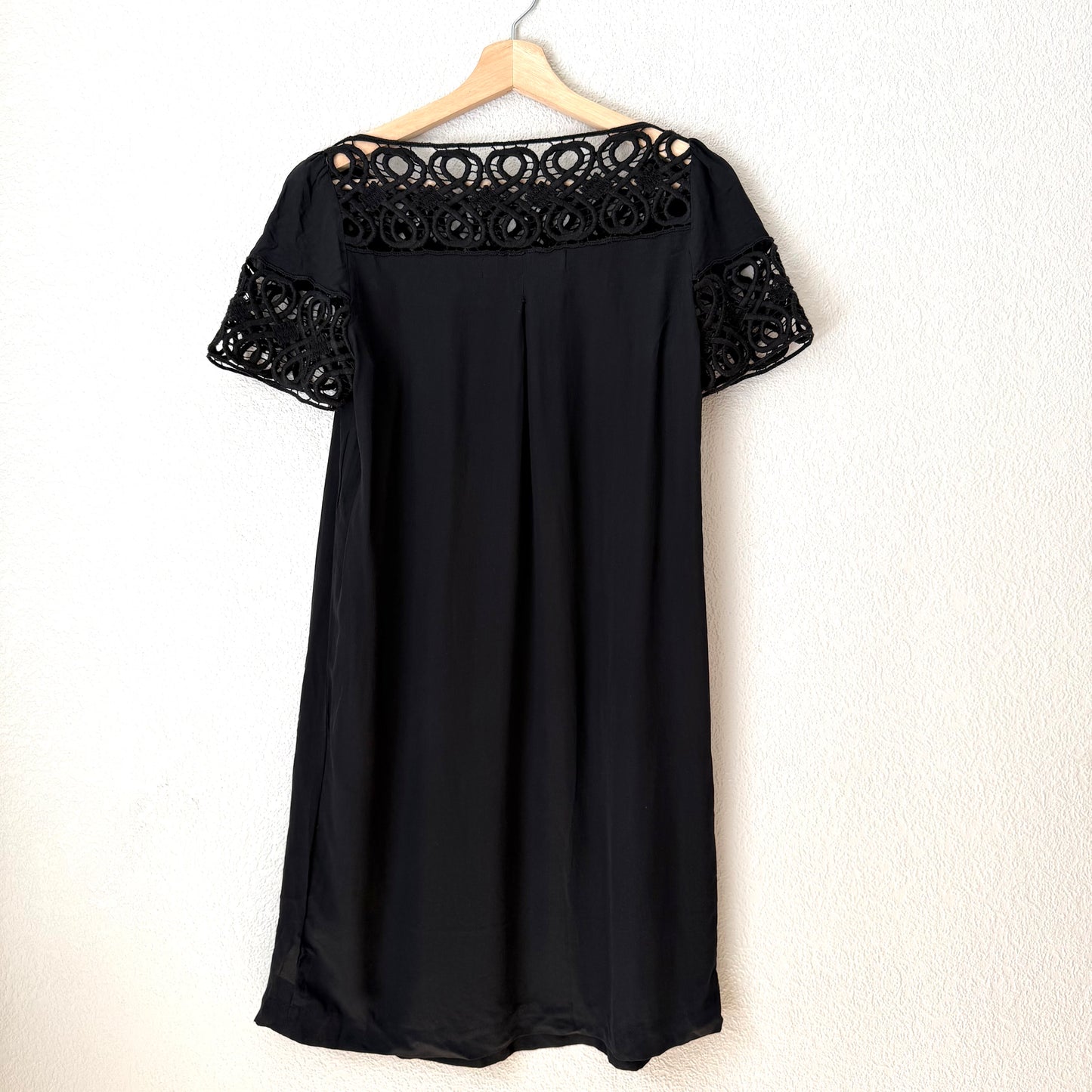 MUNTHE Silk Black Mini Dress - size 36