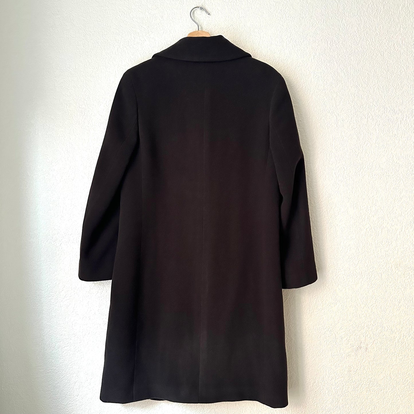 Vintage Brown Wool Coat - size S-M