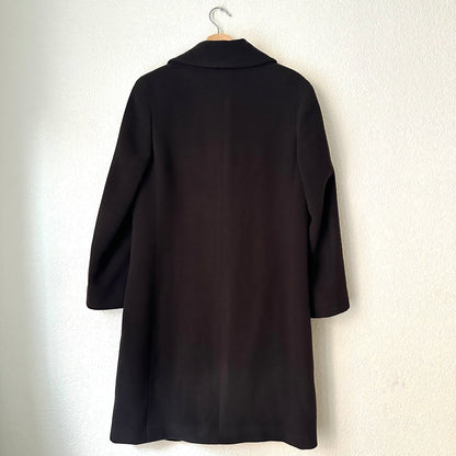 Vintage Brown Wool Coat - size S-M