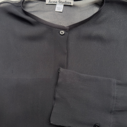 ACNE Studios Sheer Silk Shirt- size EU38