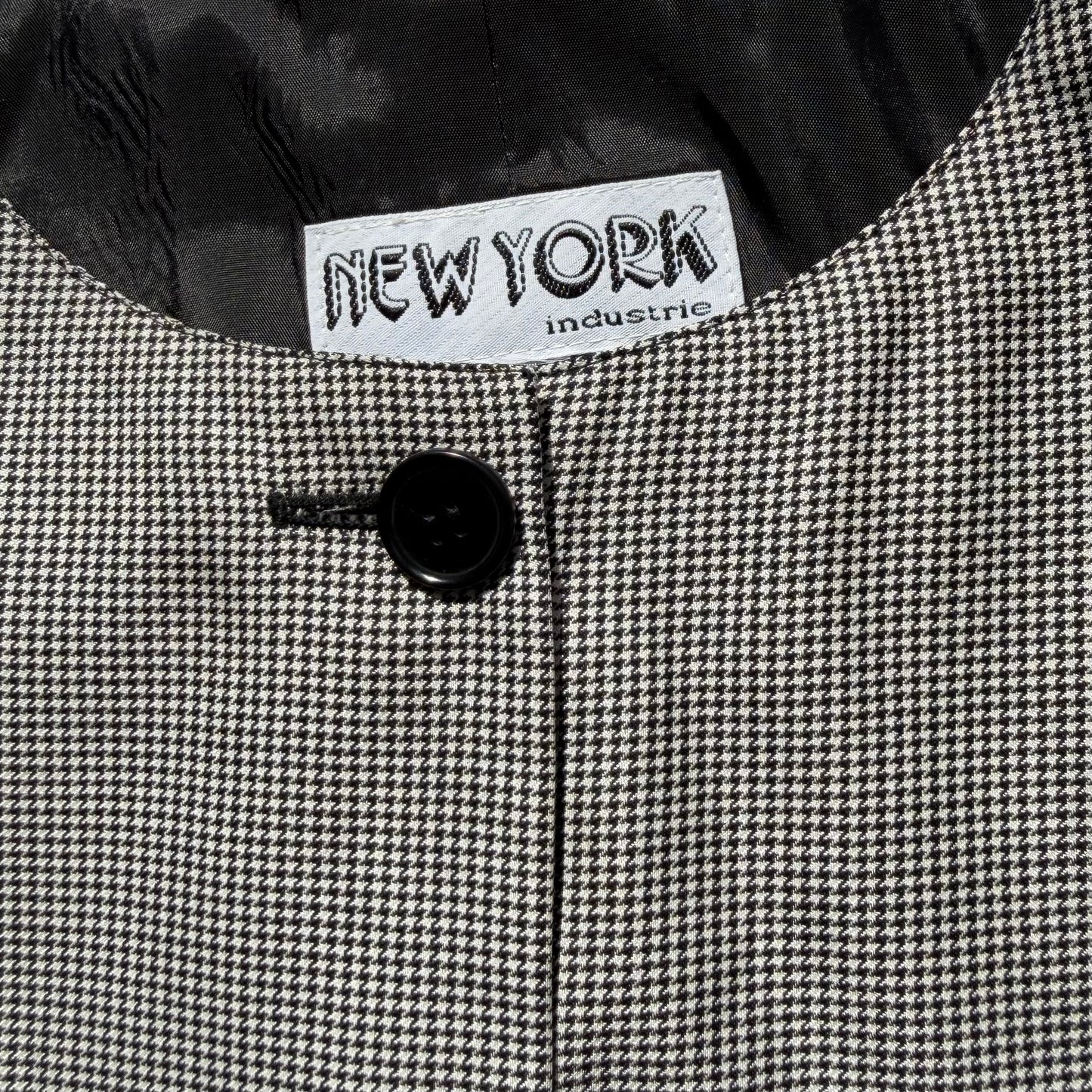 Vintage Houndstooth Blazer - size M
