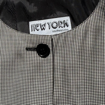 Vintage Houndstooth Blazer - size M