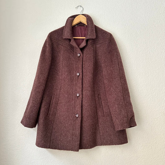 Vintage Alpaca Merino Wool Short Coat