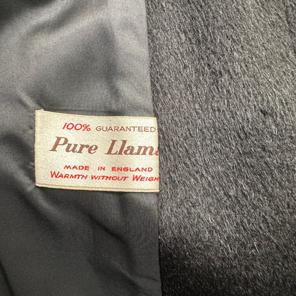 Vintage Llama Coat - S - Real Fur Collar