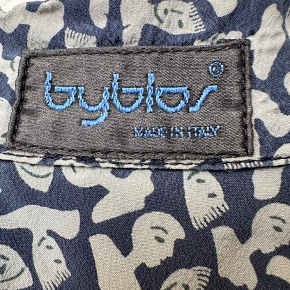 Vintage Byblos Short Sleeve Silk Shirt, size L