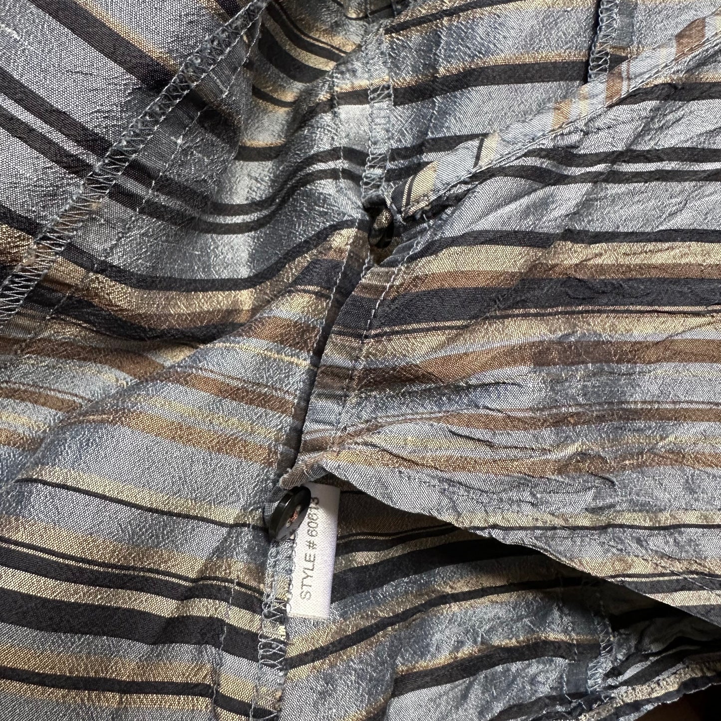 Vintage Silk Wrap Top - size S