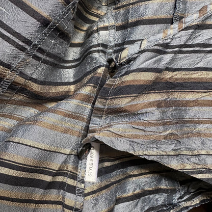 Vintage Silk Wrap Top - size S