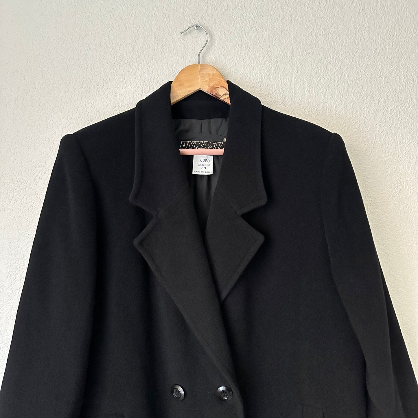 Vintage Black Coat, size L