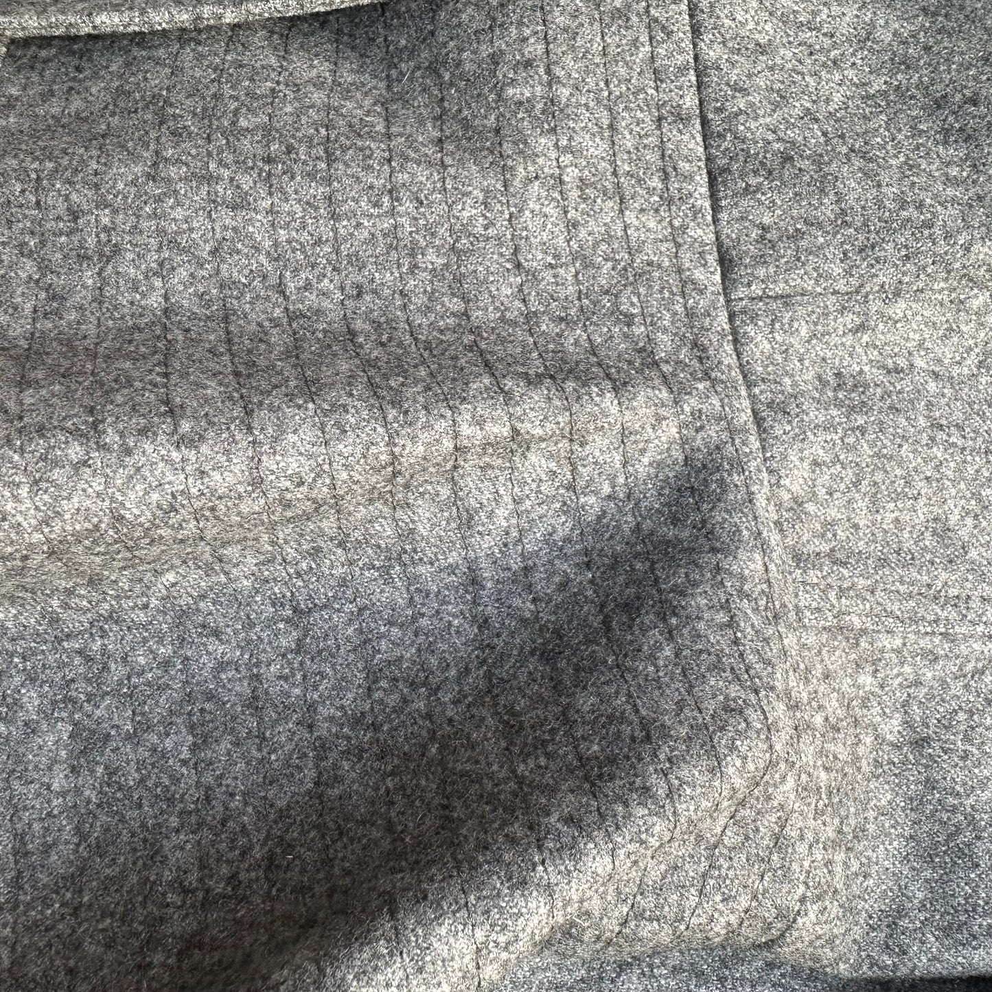 Vintage Gray Peplum Blazer - size M