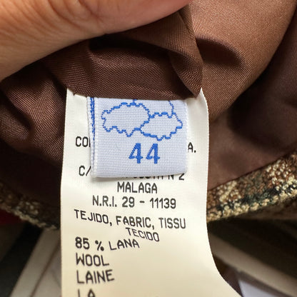 Vintage Brown Checks Jacket - size S-M