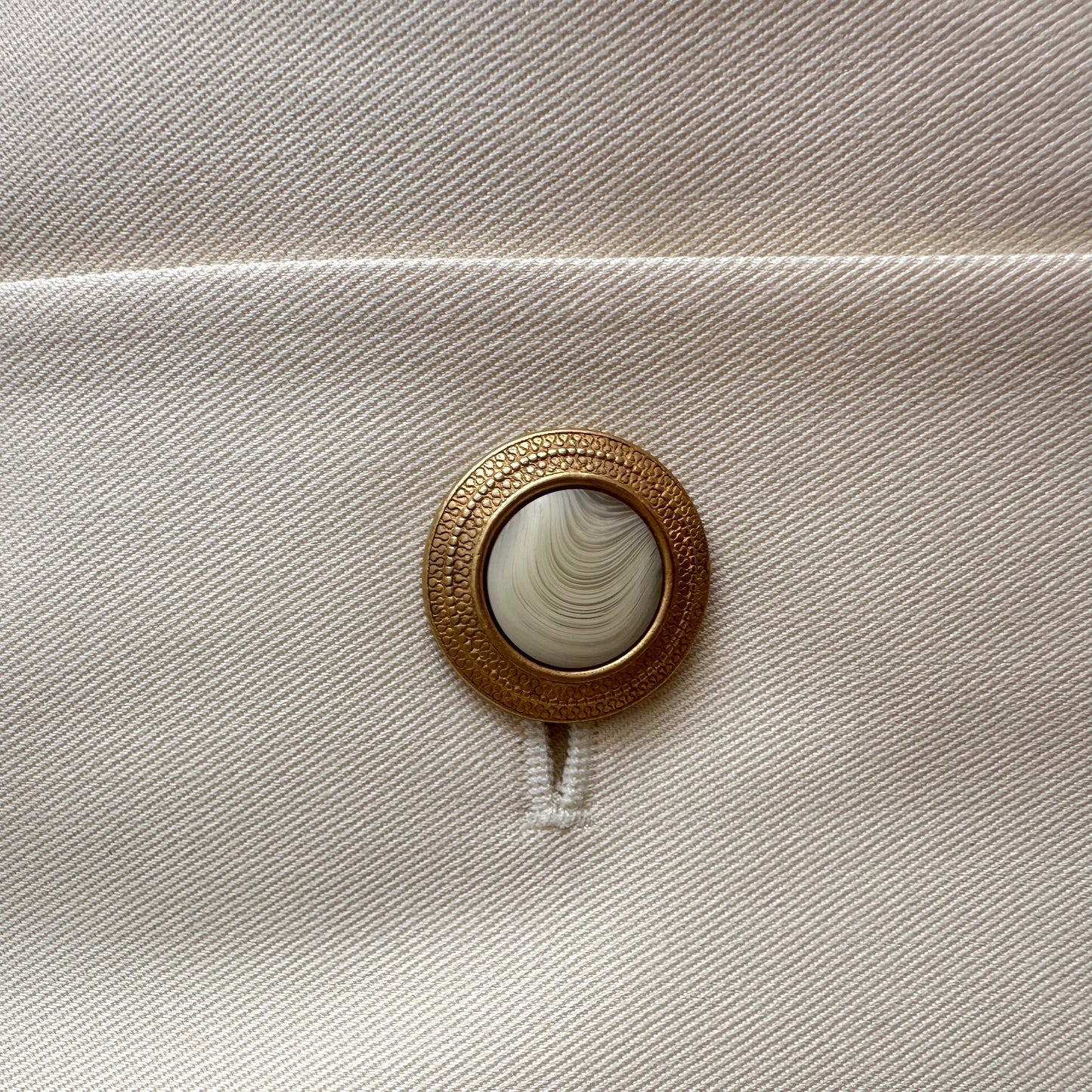 Ivory Silk Jacket - size EU38