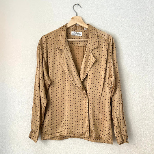 Vintage Silk Blouse - size S