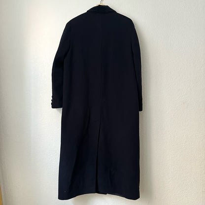 Vintage Double Breasted Blue Wool Coat, size EU40