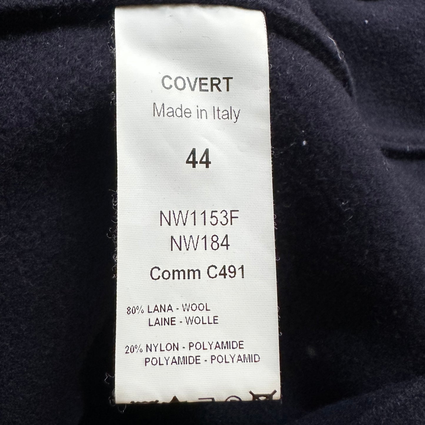 Fringe Wool Blend Jacket - size M