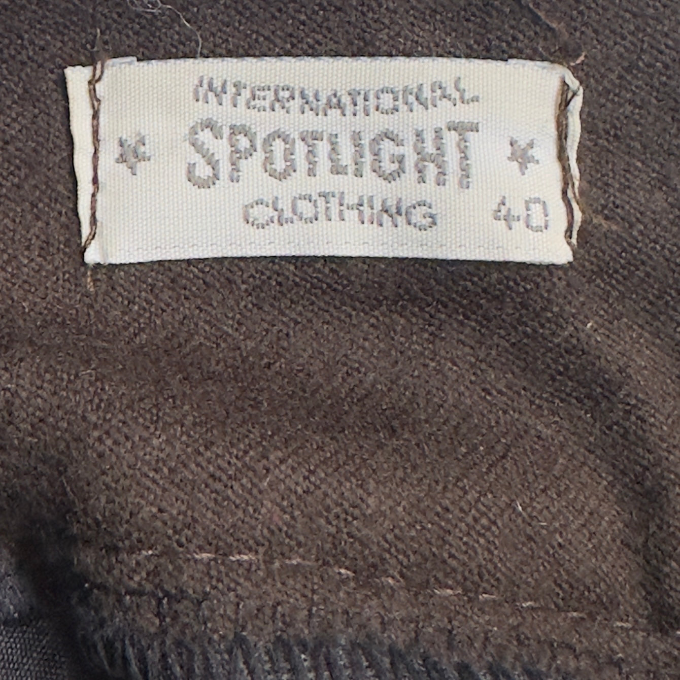 Vintage Brown Wool Pants, size EU40