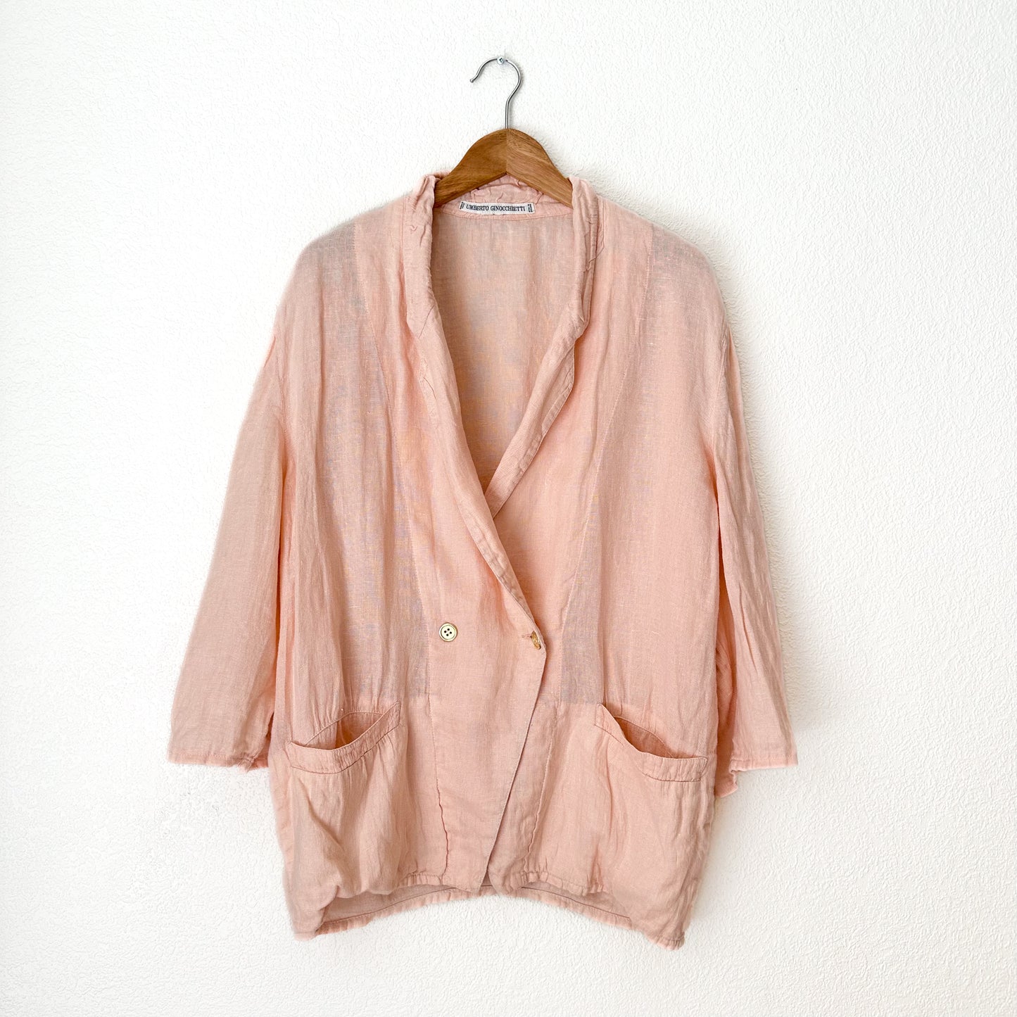 Vintage Linen Jacket - Size M