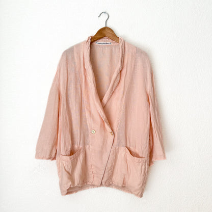 Vintage Linen Jacket - Size M