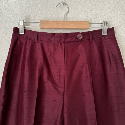 Vintage Raw Silk Pants and Top, 2pc Set