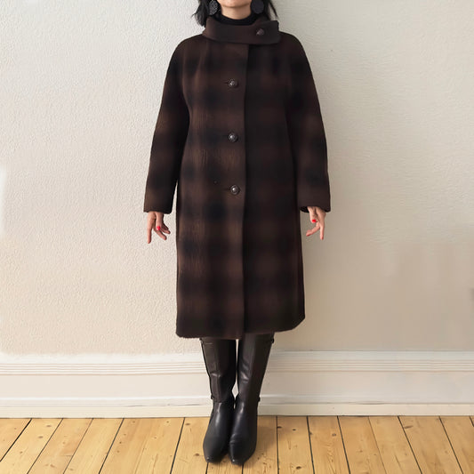 Vintage Pure Llama Coat - size M