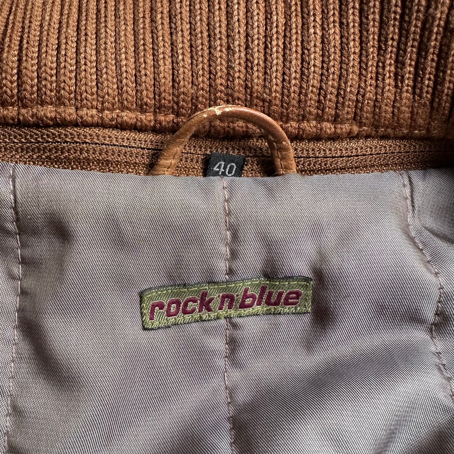 Vintage Leather Blazer - size40