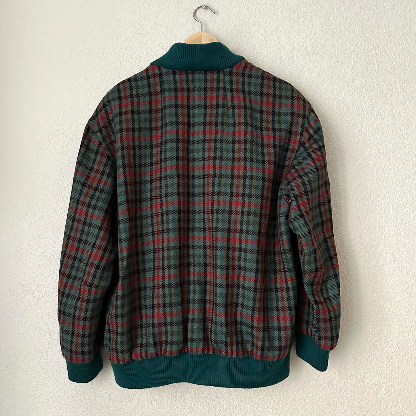 Vintage Wool Bomber Jacket- size 42
