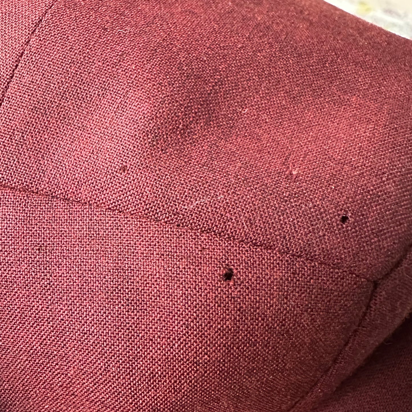 REPAIRED Vintage Dark Red Blazer - size M