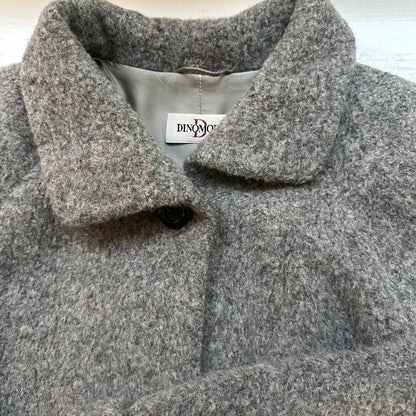 Vintage Alpaca Coat - Gray, size M-L, Oversized