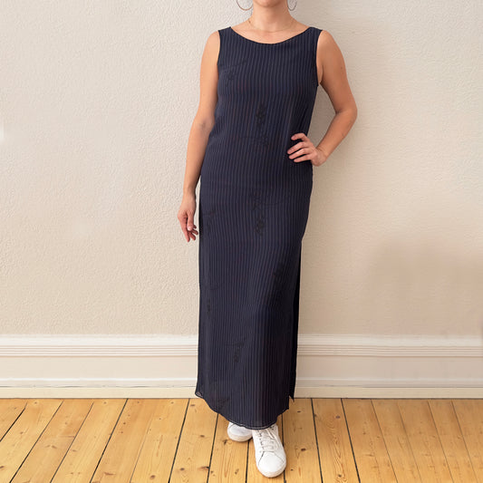 Vintage Minimalist Silk Dress - DKNY, size S