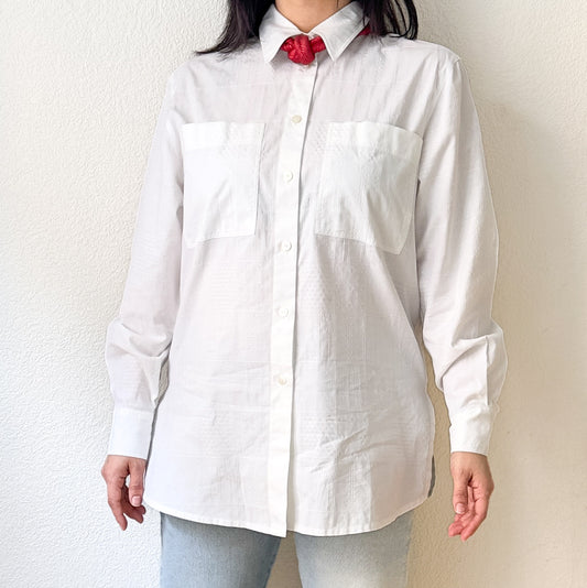 Vintage White Shirt - size M