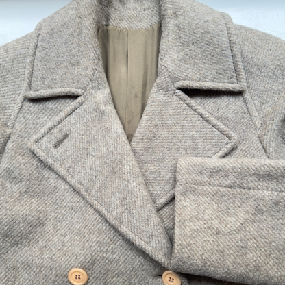 Vintage 80s Beige Coat