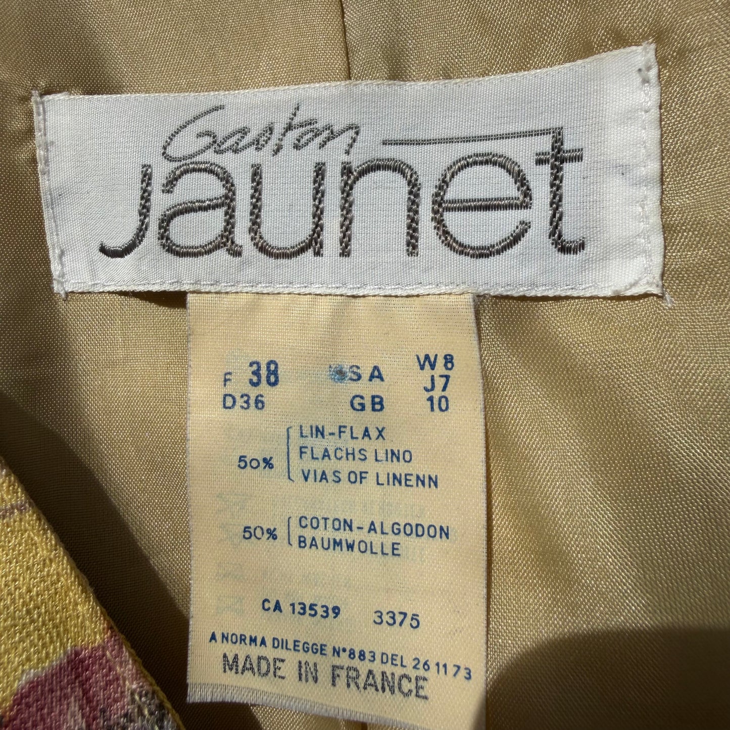 Vintage Designer Linen Blend Jacket - size S