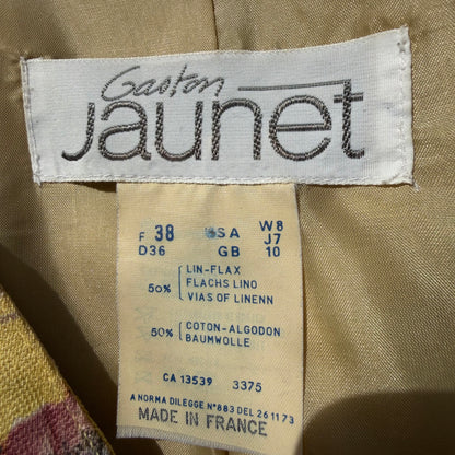 Vintage Designer Linen Blend Jacket - size S