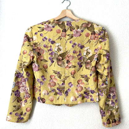 Vintage Designer Linen Blend Jacket - size S