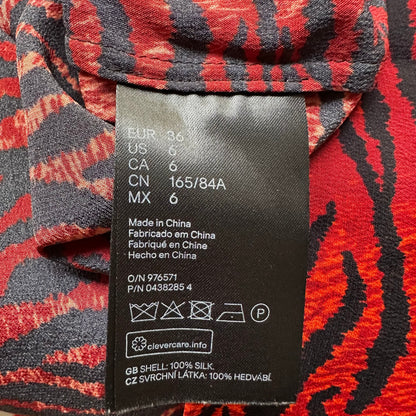 Kenzo x H&M Zebra Silk Top