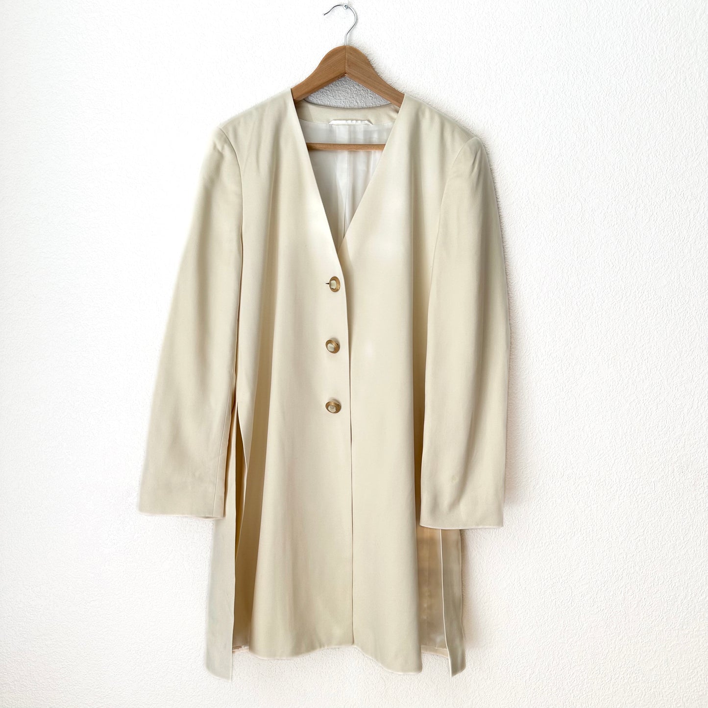 Ivory Silk Jacket - size EU38