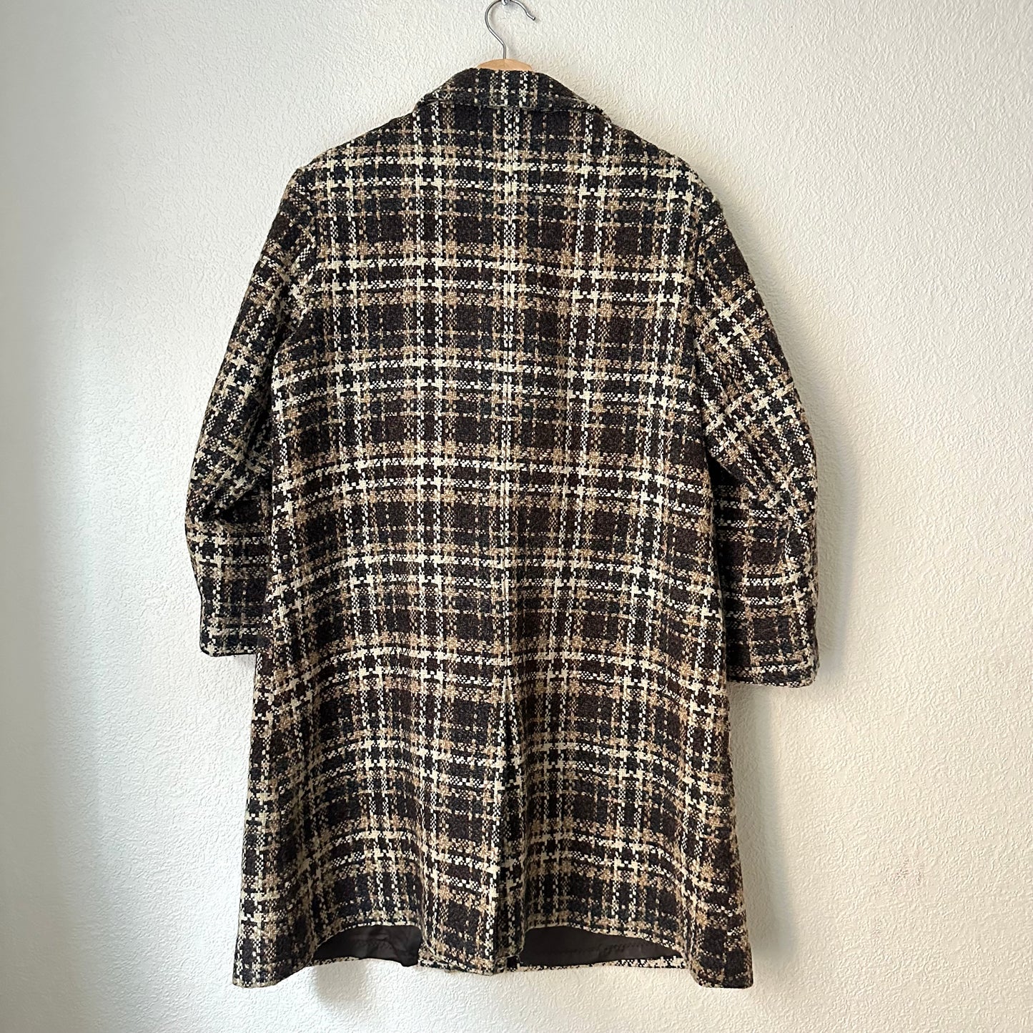 Vintage Tweed Coat - size M