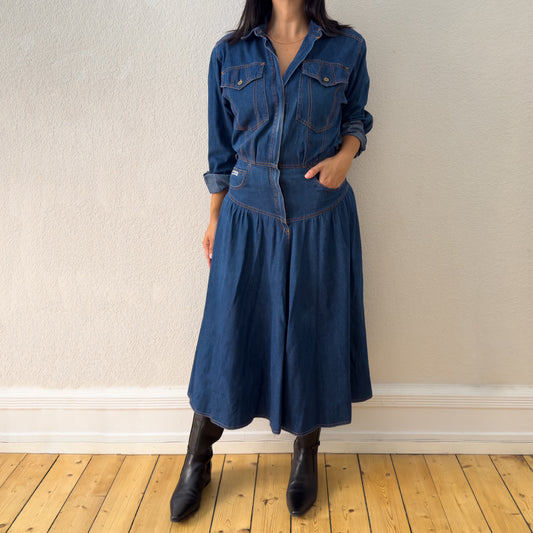 Vintage Denim Dress - Betty Barclay