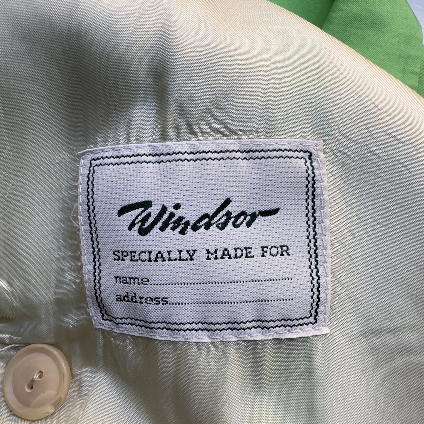 Vintage Windsor Green Blazer