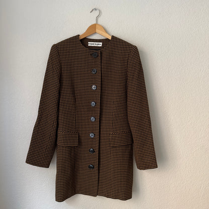 Vintage David Hayes Checkered Wool Jacket