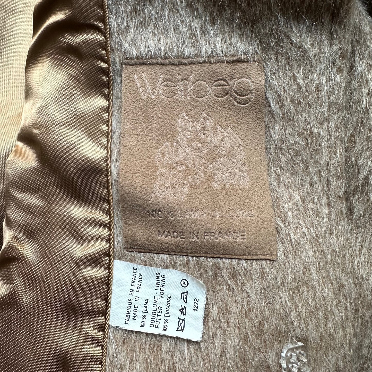 Vintage Llama Coat - size S-M