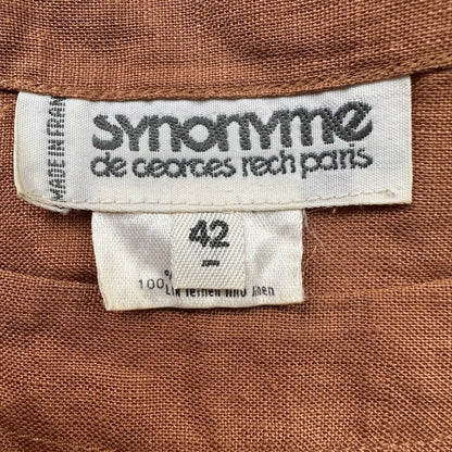 Vintage Linen Set - Top and skort - size M