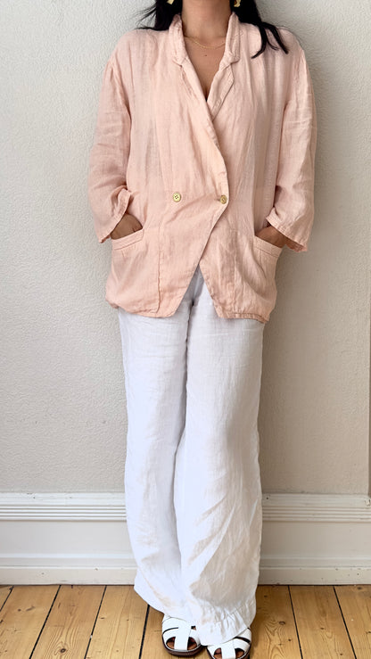 Vintage Linen Jacket - Size M