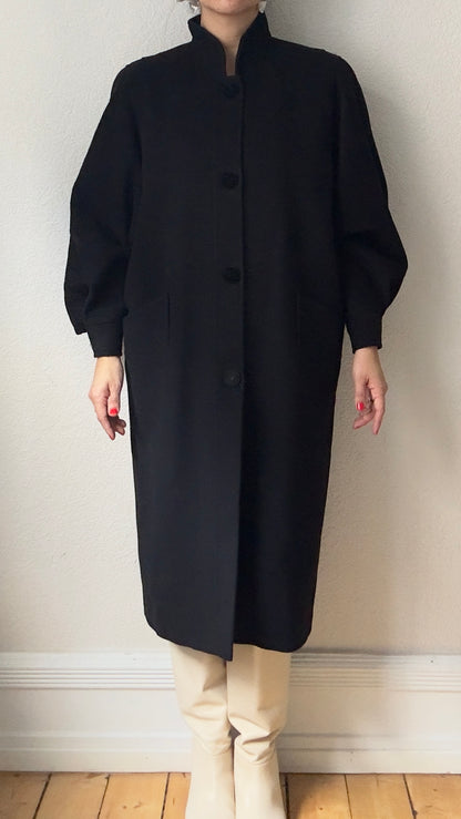 Vintage Batwing Black Coat, size M