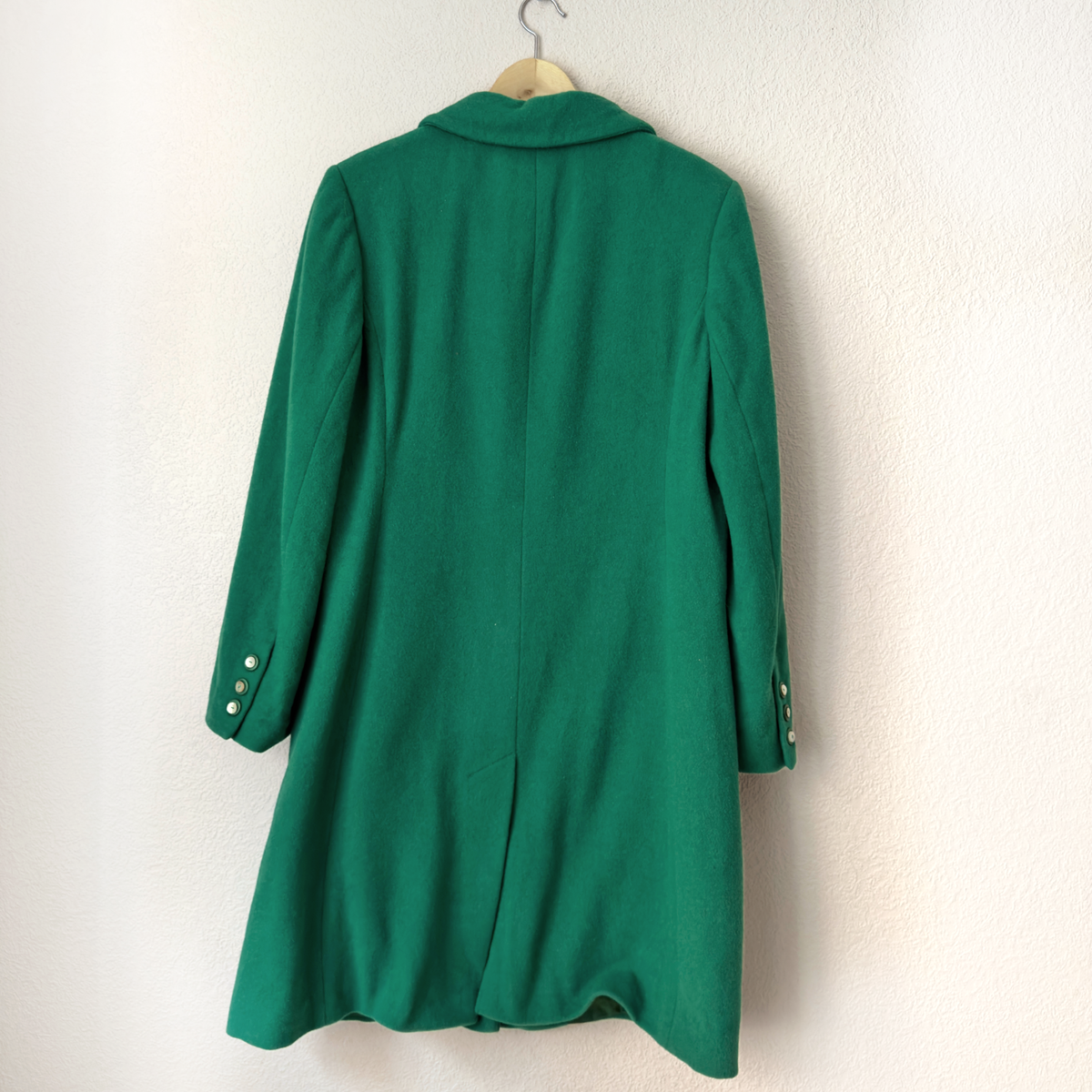 Green Wool Blend Coat - size M