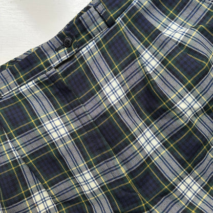 Vintage Plaid Pants - pure wool, size M