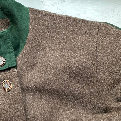 Vintage Brown Maxi Coat, size M