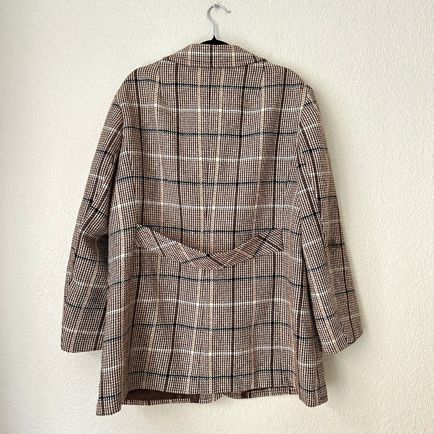 Vintage Wool Blend Tweed Jacket - size M