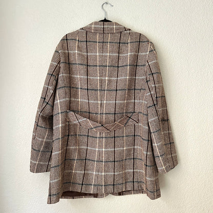 Vintage Wool Blend Tweed Jacket - size M